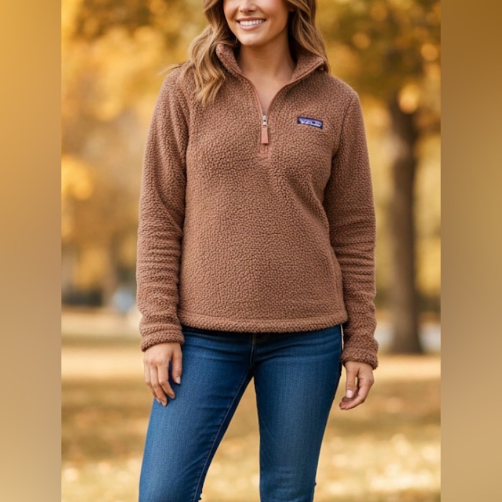 Patagonia Los Gatos Cozy Fleece Style 1/4 Zip Pullover Size Small